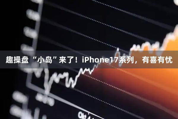 趣操盘 “小岛”来了！iPhone17系列，有喜有忧